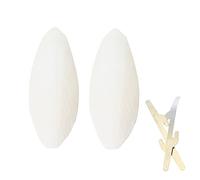 Emours Natural Cuttlefish Bone for Reptiles, Tortoises, Tortoise, Snails, Birds and Small Animals, 5.5-6 inch, Twin Pack