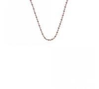 Hot Diamonds 18" 925 Sterling Silver and Rose Gold Plated Accent Bead Chain | Luxury Layering Hot Diamonds Necklace | Gift Wrap Included