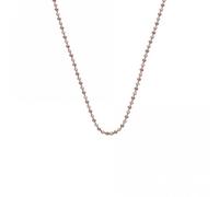 Emozioni 30" Silver and Rose Gold Bead Chain CH020 - Premium