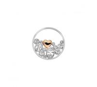 Emozioni Brass Spirito Libero Heart Coin 25mm EC497