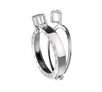 Emozioni Sterling Silver 25mm Coin Keeper Pendant