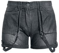 EMP Stage Collection Shorts with Rockhand Embroidery Shorts black 31