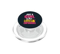 Empanada Girl Food Latina PopSockets PopGrip for MagSafe