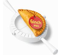 Empanada Maker Press 6 inch - Professional - Mold Ravioli Dumpling Tortilla Folder - Quesadilla - Empanadas, Pierogi, Samosa, Calzone, Momo Mold - Extra Large