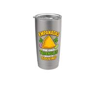 Empanada Triangles Solving Food Humor Stainless Steel Insulated Tumbler