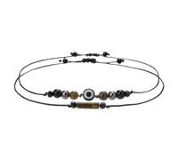Empath Protection Bracelet for Women Black Tourmaline Crystal Triple Protection Bracelets Evil Eye Tiger Eye Stone Bracelet 2pcs Energy Protection Natural Stone Bracelet Trendy Empath Protects Jewelry