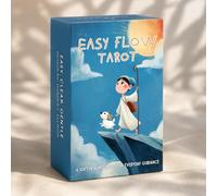 EMPATHSOUL Easy Flow Tarot Deck 78 Cards Tarot Cards for Beginners Cute Illustrated Tarot Inspired Deck Visual Story Tarot Deck for Daily Guidance Emotional Reflection Intuitive Reading