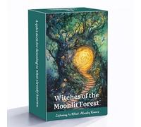 EMPATHSOUL Witch Oracle Cards Deck 54 Cards, Witches of the Moonlit Forest, Forest Magic & Animal Spirit Oracle for Intuition, Spiritual Guidance, Pagan & Nature Lovers