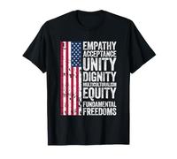 Empathy Acceptance Unity Dignity Multiculturalism Equity T-Shirt