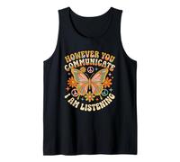 Empathy Communication Retro Butterfly However You Tank Top