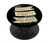 Empathy Kindness Banner America Diversity Equity Inclusion PopSockets Adhesive PopGrip