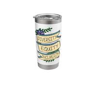 Empathy Kindness Banner America Diversity Equity Inclusion Stainless Steel Insulated Tumbler