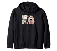 Empathy Shake Well Use Often Kindness Compassion Humanity Zip Hoodie