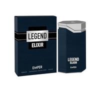 Emper Legend Elixir Eau De Parfum 100ml | Men’s Long Lasting Woody Spicy Fragrance | Bergamot, Pepper & Cedar Blend | Sophisticated Masculine Scent | 100ml EDP Spray