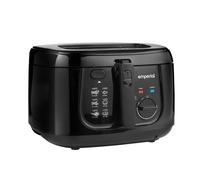Emperial 2.5L Deep Fat Fryer - Non-stick Pan & Mesh Frying Basket in Black Emperial Black 2.5L