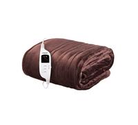 Emperial Electric Heated Throw Blanket in Brown | Size: 130 cm x160 cm Emperial Brown 130 cm x160 cm