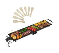 Emperial Electric Teppanyaki Grill with 8 Spatulas - XXL in Black | Size: 2XL Emperial Black 2XL