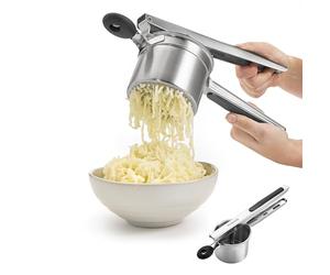 Emperial Stainless Steel Potato Ricer & Masher | Heavy Duty Professional Potato Press for Mashed Potatoes | Large Capacity Food Press | Dishwasher Safe | Silicone Handle | Fruit & Veg Ricer Tool