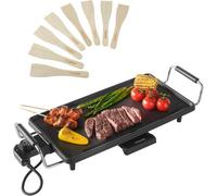 Emperial Teppanyaki Grill Large 2000W - Electric Bbq Grill With Non-Stick Plate, Adjustable Temperature, Drip Tray & 8 Spatulas