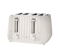 Emperial Toaster with 4 Slots, 7 Browning Levels, 1600W - Flow Range in White | Size: 2 Pack Emperial White 2 Pack