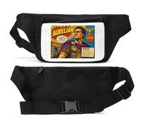 Emperor Aurelian Restores Rome's Glory Unisex Waist Bag Black
