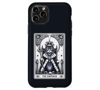 Emperor Cat Tarot Card Funny Kitty Gothic Mystical Case for iPhone 11 Pro