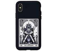 Emperor Cat Tarot Card Funny Kitty Gothic Mystical Case for iPhone X/XS