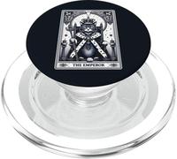 Emperor Cat Tarot Card Funny Kitty Gothic Mystical PopSockets PopGrip for MagSafe