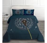 Emperor Duvet 7.5 Tog - Dandelion Duvet Set, Reversible Soft Warm All Seasons Coverless Duvet for Winter, Machine Washable Quilt 290x235 cm and 2 Pillowcases 50x75 cm H*-132