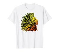 Emperor Haile Selassie I Art Jah Rasta Flag Lion of Judah Value Graphic T-Shirt