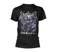 EMPEROR - IN THE NIGHTSIDE ECLIPSE BLACK T-Shirt, Front & Back Print XXX-Large