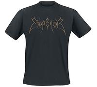 Emperor Logo Gold T-Shirt Black XL 100% Cotton Band Merch, Bands