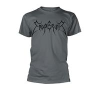 EMPEROR - LOGO SHIELD GREY T-Shirt, Front & Back Print Small