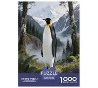 Emperor Penguin 1000 Piece Jigsaw Puzzles for Adults with Extra Fun Challenges Jigsaw Puzzle Animal Home Decoration for The Whole Family 70x50cm/1000pcs