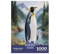 Emperor Penguin 1000 Piece Jigsaw Puzzles for Adults with Extra Fun Challenges Jigsaw Puzzle Animal Home Decoration for The Whole Family 38x26cm/1000pcs