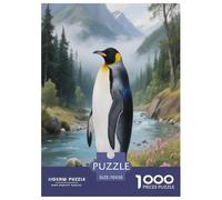 Emperor Penguin 1000 Piece Puzzle Games for Adults Challenging & Brainteasing Jigsaw Puzzle Animal Home Decoration for The Whole Family 70x50cm/1000pcs
