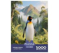 Emperor Penguin 1000 Piece Puzzle Games for Adults Fun, Challenging & Brainteasing Jigsaw Puzzle Animal Home Decoration for The Whole Family 38x26cm/1000pcs