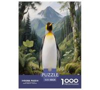 Emperor Penguin 1000 Piece Puzzle Games for Adults Jigsaw Puzzle Animal Home Decors for The Whole Family 38x26cm/1000pcs
