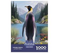 Emperor Penguin 1000 Piece Puzzle Games for Adults Perfect for Relaxation Jigsaw Puzzle Animal Home Decors for The Whole Family 70x50cm/1000pcs