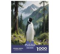 Emperor Penguin 1000 Piece Puzzle Games for Adults with Extra Fun Challenges Jigsaw Puzzle Animal Home Decors for The Whole Family 70x50cm/1000pcs