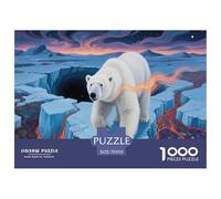 Emperor Penguin 1000 Pieces Premium Jigsaw Age 14+ for Adults Cool Collage Effect, Home Decoration, Educational, Challenging 70x50cm/1000pcs