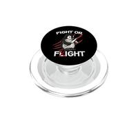 Emperor Penguin, Antarctic Bird, Fight or Flight Design PopSockets PopGrip for MagSafe
