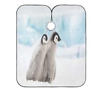 Emperor Penguin Hairdressing Apron Adjustable Barber Cape Lightweight Beard Bib For Barbershop Home Salon 140X168Cm