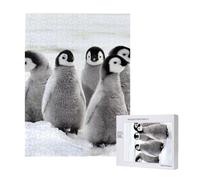 Emperor Penguin Printing,500 Pieces Wooden Jigsaw Family Game Jigsaw Puzzles for Adults Teens