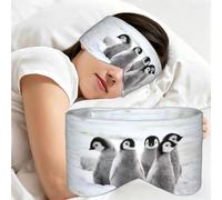 Emperor Penguin Printing, Sleep Mask for Home Travel, Full Eye Covers Light Blocking Eye Mask Sleep Eye and Ear Muffs