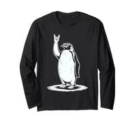 Emperor Penguin Punk Rock Rocker Heavy Metal Long Sleeve T-Shirt