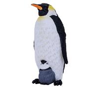 Emperor Penguin With Chick Bird Toy Figure 7 cm Height Approx Mojo Fun 381082