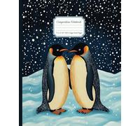Emperor Penguins Composition Notebook 7.5 x9.25" College Ruled: Stunning Polar Animal Penguin Gift Notepad for School, College, Homeschool, Work & Study Notes, Creative Writing, Journaling