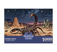 Emperor Scorpion Jigsaw Puzzle Waterproof 1000 Piece Puzzles for Adults Fun Educational Games