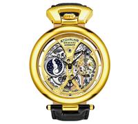 Emperor's Grandeur 3919 Automatic dual-time Watch 49mm Skeleton Dial STÃœHRLING Original Gold One Size